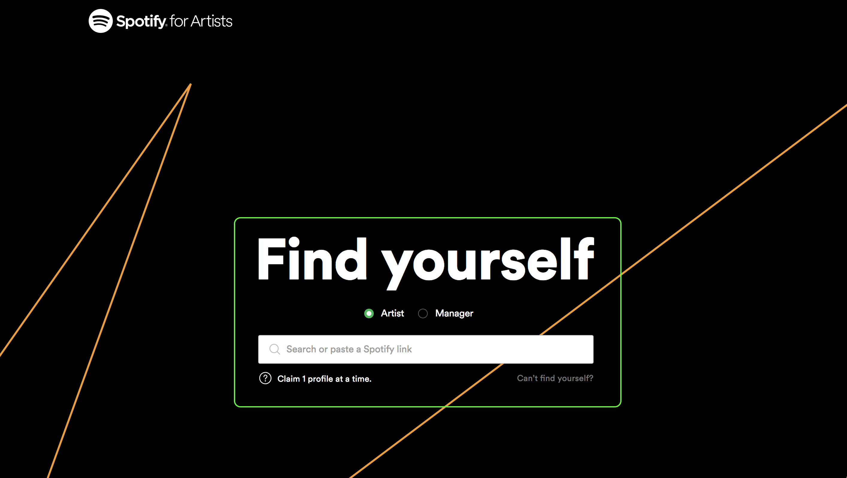 spotify artist access